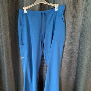 Royal blue scrub pants